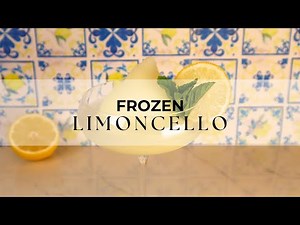 Making Frozen Limoncello in a Spaceman Frozen Drink Machine