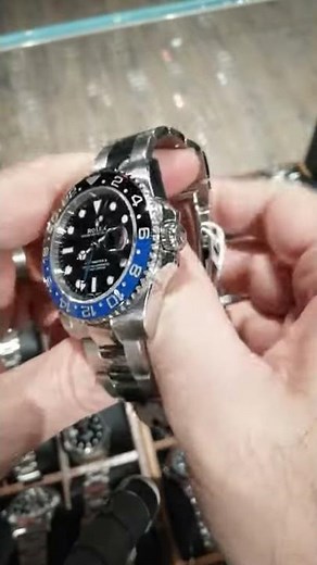 Rolex GMT Master II Batman Blue Black Bezel Steel Watch 116710 | SwissWatchExpo