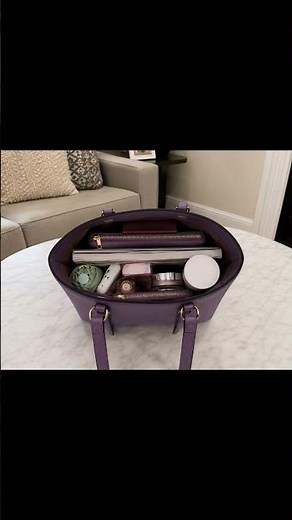 Elegant Purple Women’s Tote Bag with Matching Wallet Set ✨link in my bio https://amzn.to/4f8mTwM