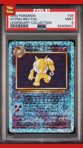 🔥 Would YOU pay £135.87 for Hypno? #PokemonCards #shorts