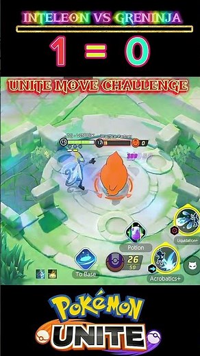 GRENINJA VS INTELEON || ULTIMATE MOVESET CHALLENGE 💫 #pokemonunite #pokemon