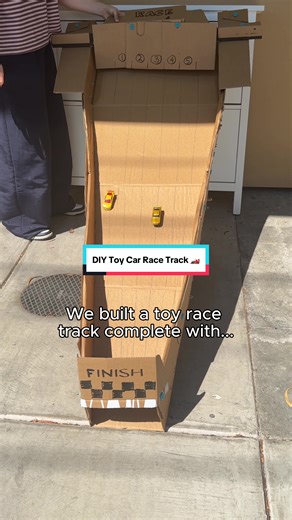 Start your engines! 🏎️💨 With Makedo tools and some imagination you can upcycle cardboard into a new toy, like this race track! 🤯 Hit save to try this idea for yourself at home 👉 Follow us for more cardboard toy and craft ideas ➕ #inspiration #diy #mymakedo #racecar #f1