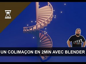 Comment créer un escalier en colimaçon | Blender Tutorial