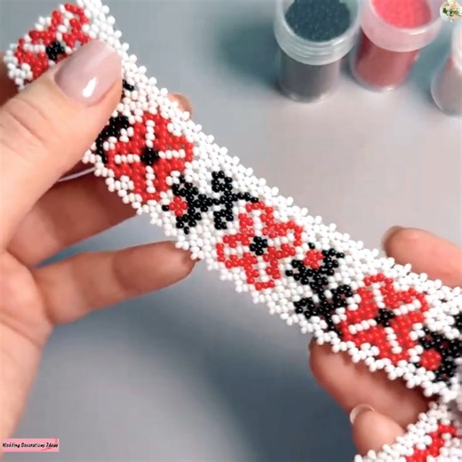 2.4K views · 27 reactions | How to make Amazing Wide Beaded Necklace from Beads Tutorial | Wedding Decoration Ideas | Facebook