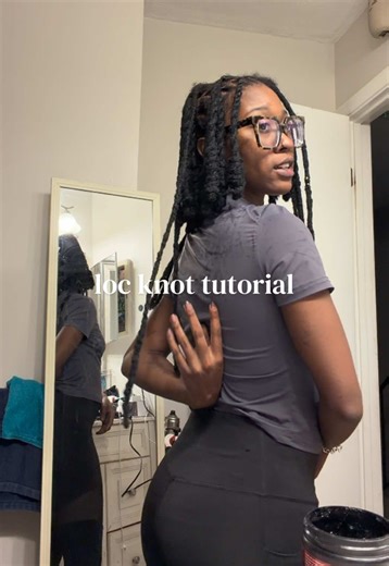 How to Make a Loc Knot for the Loc Bob Style