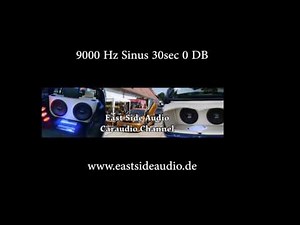 9000 Hz 9kHz Sinus Ton Wave 0DB für Hifi Audio Test Testton 30sec
