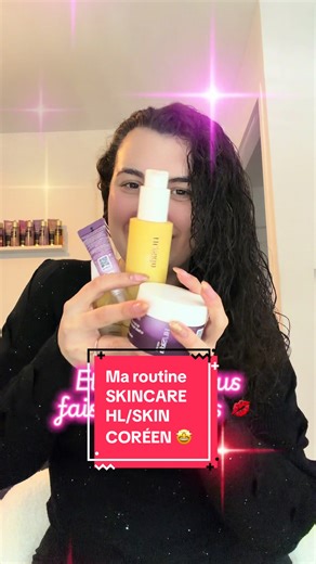 Routine skincare coréenne en 4 étapes 🇰🇷✨ Tu veux les produits comment les utiliser ? Écris “INFOS” en commentaire ou en MP. #skincare #routine #coréen #bienetre #fyp