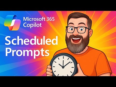 Scheduling Prompts in Microsoft 365 Copilot