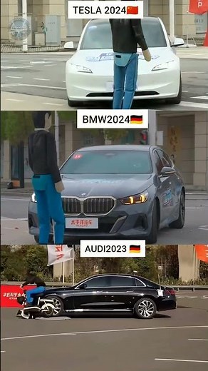 ​Tesla 2024 vs BMW vs Audi: Emergency Brake Test! 🚨