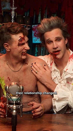 Rhett & Link on Instagram: "It's Link's world and we're just living in it.  Good Mythical Evening is available on demand! Watch it for the first time or again to your heart's desire until November 8th."