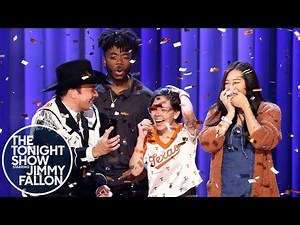 Jimmy Fallon surprises 3 UT Austin students with free college tuition