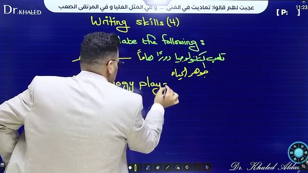 50K views · 3.2K reactions | Writing skills (4) #Writing #skills #learning #English #توجيهي #دكتور #خالد #الدعجة | Dr.Khaled Aldaajh - د. خالد الدعجة - إنجليزي توجيهي | Facebook