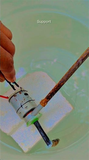Please Support Day 08 🫰#motor #waterpump #dc #experiment #support #funny #dcmotor #motorcraft