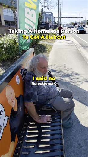 Taking A Homeless Person To Get A Haircut