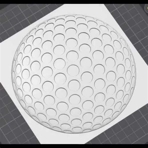 Realistic Golf Ball STL File – 3D Print & CNC Model (digital Download) - Etsy