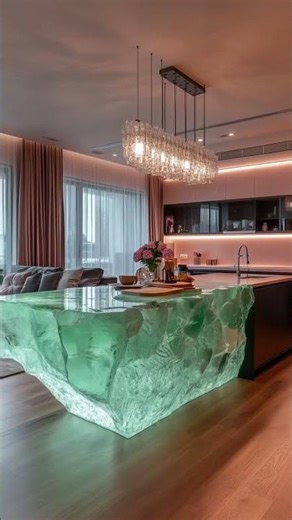 Crystal Glass Dining Table | Elegant Tempered Glass Top Luxury Table for Modern Dining Rooms