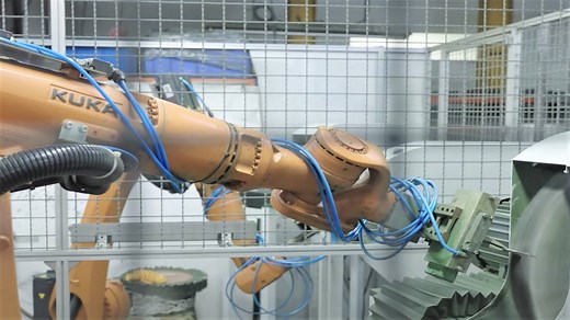 Automated grinding and polishing by robot | KUKA Global