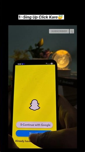 Snapchat Account Kaise Banaye✅️ | How to Create Snapchat Account #shorts