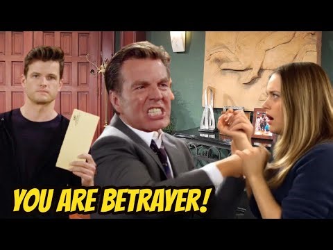 Shocking Jack catches Claire stealing Jabot documents - is she a spy for Victor? Y&R Spoilers