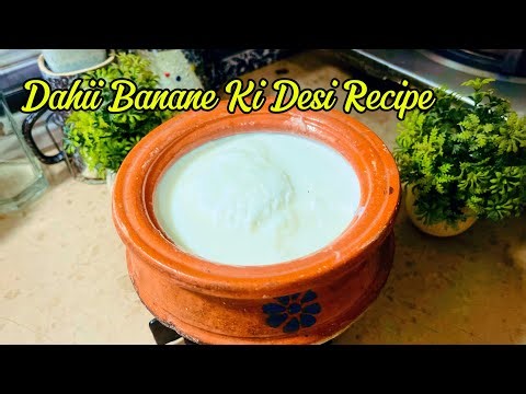 How To Make Curd At Home In Desi Way | Dahii Recipe At Home