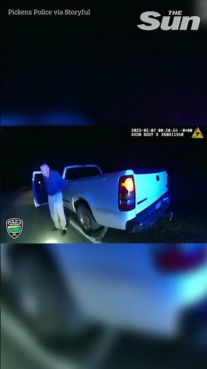 Man teaches clog dancing to police officer during traffic stop in South Carolina #shorts