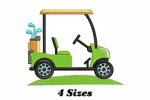 Golf Cart Embroidery Design, Golf Cart Machine Embroidery Design for Men, Women, and Girls - Etsy Canada