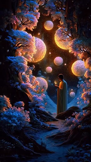 stardust soul ✨ This is AI - made with @midjourney @klingai_official and Astra @topazlabs #artificialintelligence #midjourney #celestial #stars #surreal | Luisa