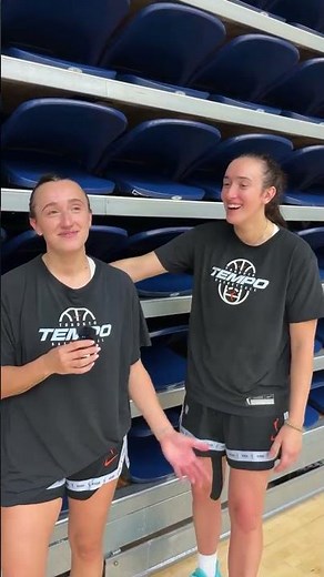 👀 Mabrey Sisters on Day 1 of Training Camp | Toronto Tempo WNBA Women's Basketball #shorts #short