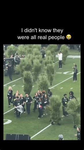 Mr Slamsarcasm on Instagram: "That's my Halloween costume this year 🍿: The “green bushes” at Super Bowl LX became a viral moment because Bad Bunny’s backup dancers were dressed as tall grass or bush-like plants, creating a surreal and unexpected visual. The costumes symbolized his Puerto Rican roots and connection to nature, intentionally contrasting with the flashy, high-tech Super Bowl stage. Their odd, almost funny appearance confused many viewers, which sparked memes and online debates—turn