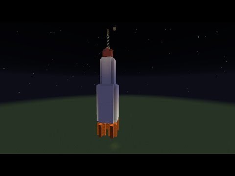 Minecraft: Rocket Ship (using command blocks)| Snapshot 1.8