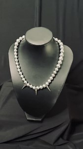 Silver Spiked Chocker Necklace - Etsy UK