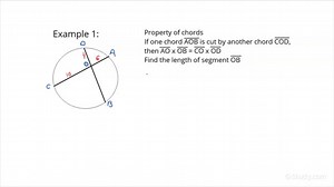 Applying Properties of Radii, Diameters & Chords | Geometry | Study.com