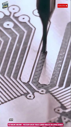 PCB Milling Machine – Precision Circuit Traces Carved Directly on Copper Boards