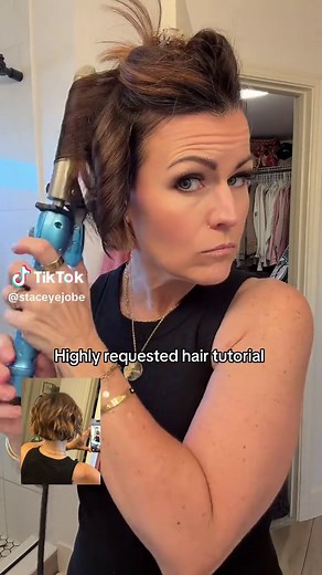 How to Curl a Short Bob Hairstyle Tutorial