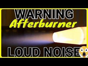 Jet Engine Afterburner Test DIY Gas Turbine