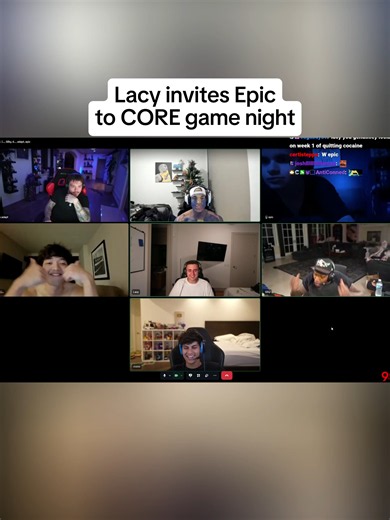 Lacy invites Epic to CORE game night #lacy #marlon #jasontheween #stableronaldo #silky #adapt #epic
