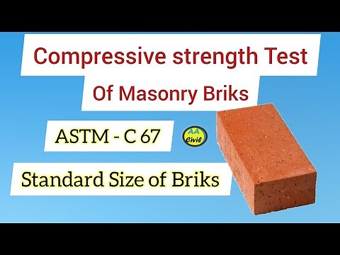 Compressive Strength Test of Masonry Bricks | ASTM C 67 | All About Civil Engineer