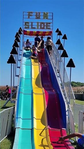 Fun Slide #funslide #carnival #amusement #slide #fun #funtime #shorts #weekend