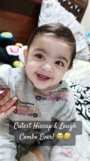 Cutest Hiccup & Laugh Combo Ever#baby #family #cutebaby #youtubefeed #babylaughs #babyhiccups #cute