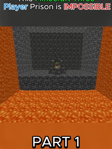 "This Minecraft Three Player Prison is IMPOSSIBLE"lest goo guys #minec... | Minecraft Memes