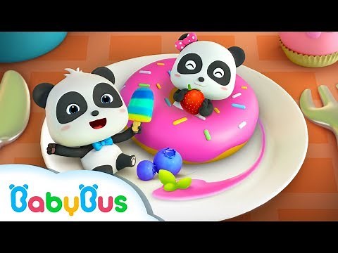 Colorful Donuts Love Dancing | Dessert Song Compilation | Kids Songs | BabyBus