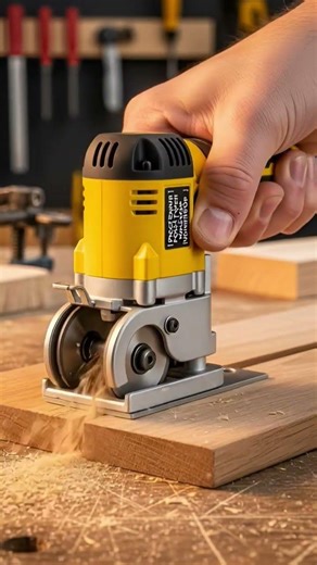 Mini Electric Channel Router Cutting Perfect Groove 🔧 Dual Blade Mini Tool