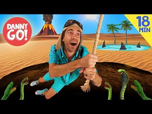 Quicksand, Lava, Sharks   more! 🌋🦈 🐍 | Dance Along Compilation | Danny Go! Songs for Kids - Videos For Kids