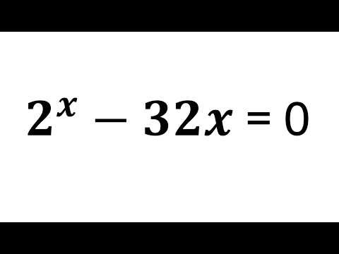 How to solve without Lambert W - The easiest way