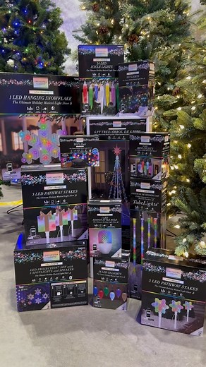 Customize your own musical light show with Orchestra of Lights by Gemmy, available exclusively at Lowe’s! 🎄Explore our wide range of lighting products and create an impressive display. @loweshomeimprovement #Gemmy #GemmyIndustries #GemmyLifestyle #GemmyDecor #GemmyChristmas #Christmas #ChristmasLights #ChristmasLighting #ChristmasLight #ChristmasLightShow #ChristmasDecor #HolidayDecor #HolidayLights #Lowes | Gemmy Industries