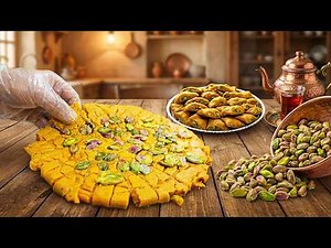 Traditional Saffron Brittle Crafted by Same Family for Four Generations! (Persian Sohan)