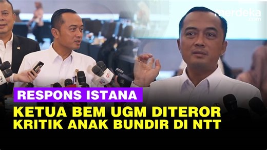 Respons Istana soal Ketua BEM UGM Diteror Usai Kritik Kasus Anak Bunuh Diri di NTT
