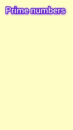 prime numbers 1 to 100 #maths#viralvideo