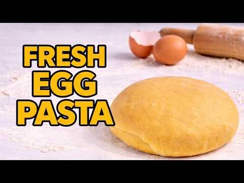 Fresh Egg Pasta at Home (3 Eggs Recipe) 🇮🇹 | Authentic Italian Recipe 🇮🇹 | Home Kitchen Italy