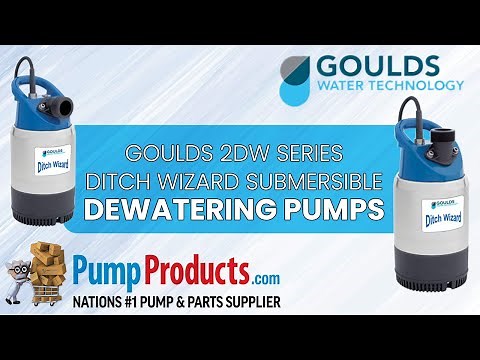Goulds 2DW Series Ditch Wizard Submersible Dewatering Pumps